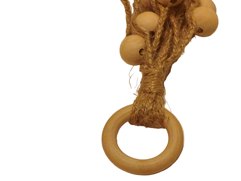 Martinet en jute artisanal AdryX - détail des lanières