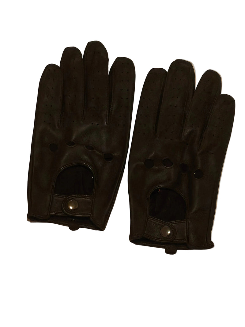 Gants cuir BDSM artisanaux AdryX - vue paume