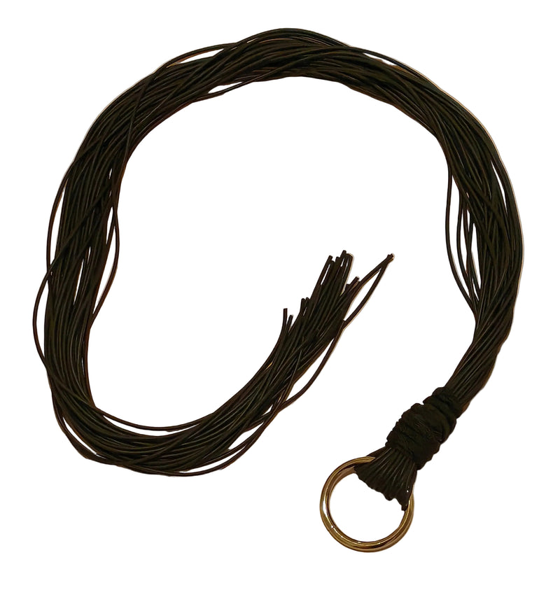 Martinet long caoutchouc BDSM artisanal AdryX - vue complète