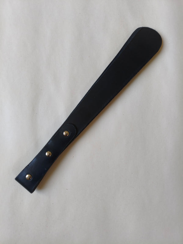Paddle cuir triples couches BDSM artisanal AdryX - vue complète