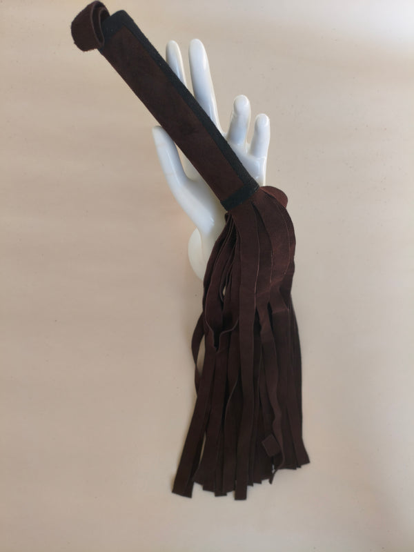 Martinet croûte cuir chocolat BDSM AdryX - vue complète