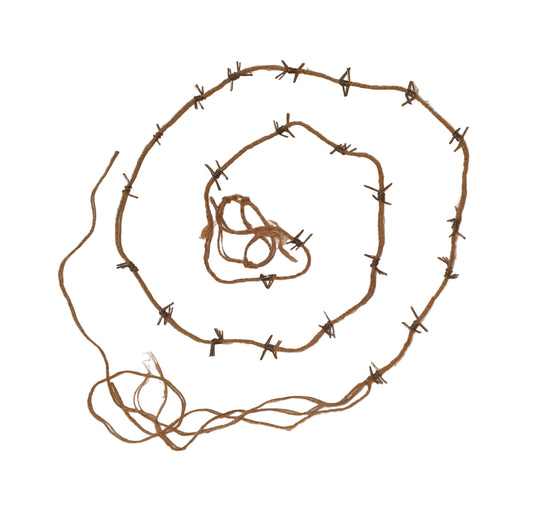 Cordon de jute barbelé