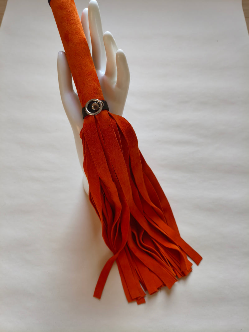 Martinet croûte cuir orange AdryX - détail couleur