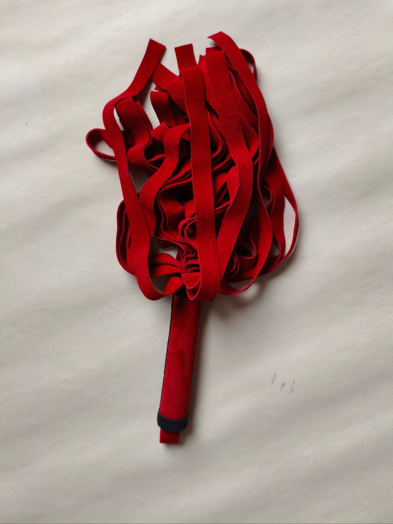 Martinet croûte cuir rouge court AdryX - vue de face